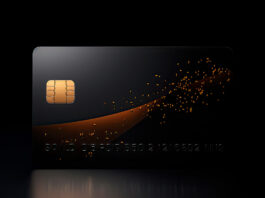 Cartão de crédito Black com design premium em preto e dourado, exibido em fundo escuro, simbolizando exclusividade, sofisticação e alto padrão financeiro em 2025.